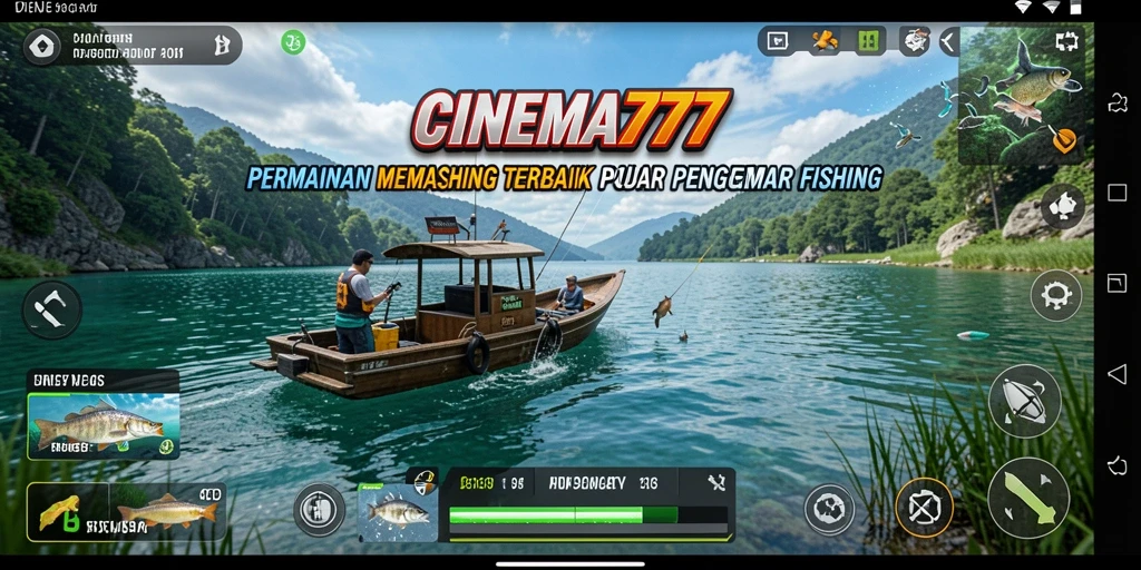 Tampilan gameplay CINEMA777 memperlihatkan pengalaman memancing yang mendebarkan.