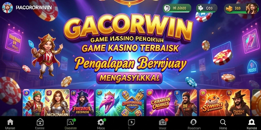 Screenshot GACORWIN menampilkan grafik menawan dan gameplay Kasino yang mendebarkan.