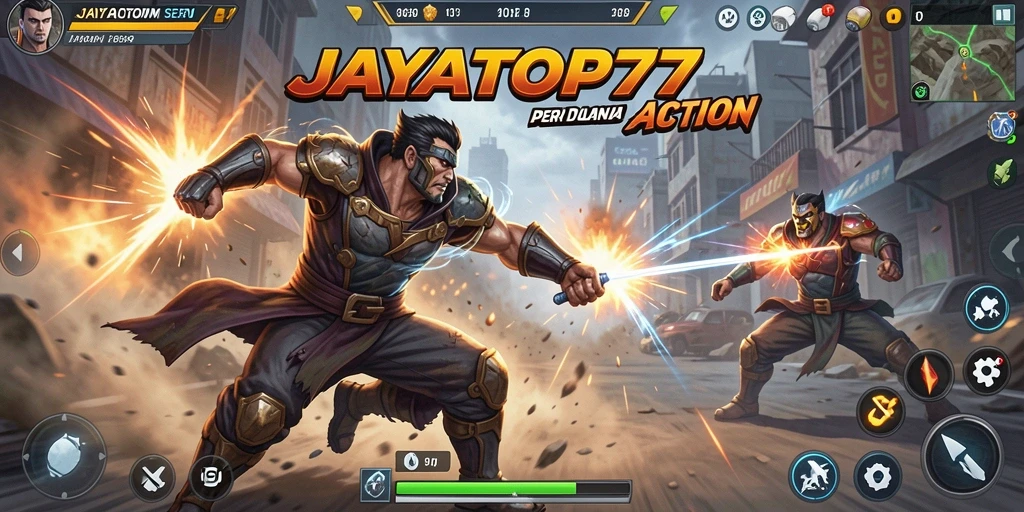 Gameplay JAYATOP77 yang penuh aksi dan intens.