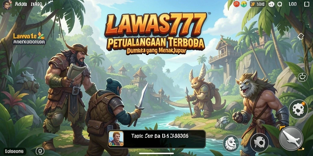 Tangkapan layar menunjukkan petualangan epik di dunia terbuka LAWAS777.