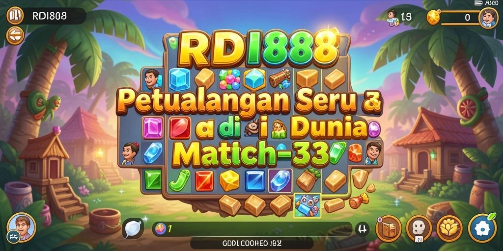 Pengalaman gameplay seru dalam RDI88 dengan tantangan Match-3.