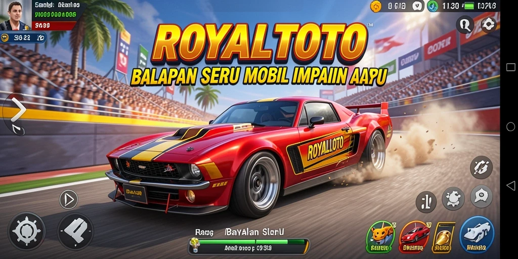 Tampilan sekilas gameplay balap yang menegangkan di ROYALTOTO.